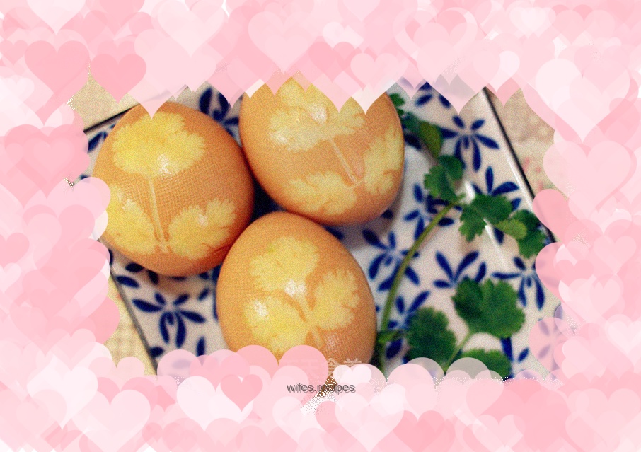 Printed braised eggs