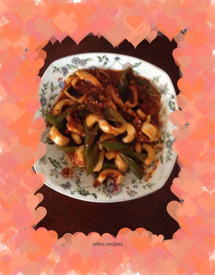 Korean spicy fried squid