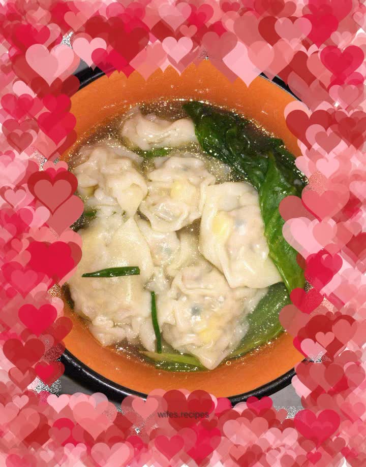 Pork, Mushroom and Corn Wontons