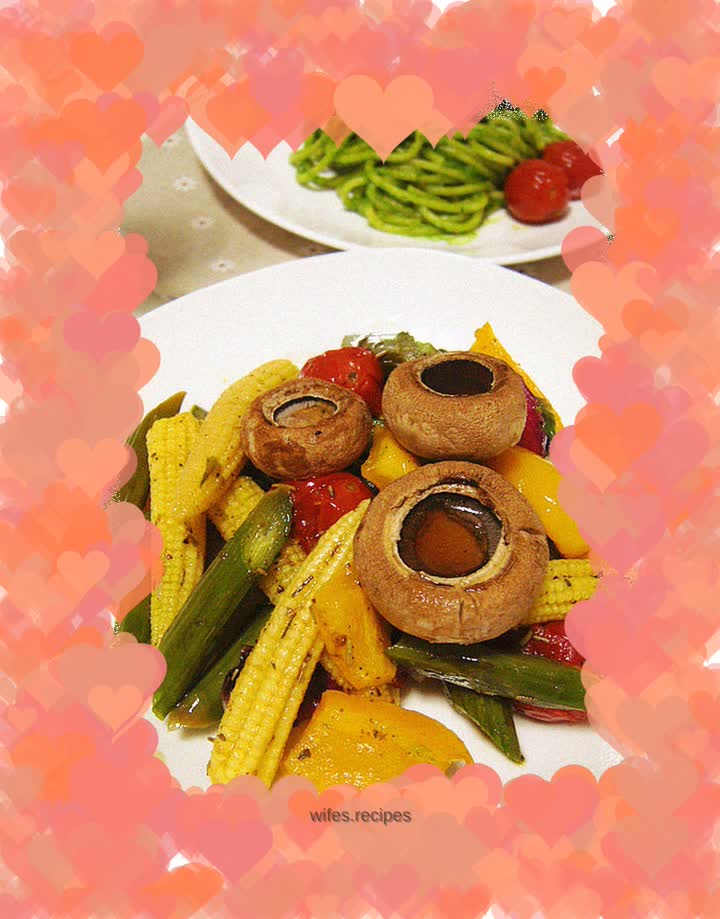 Colorful Assorted Roasted Vegetables