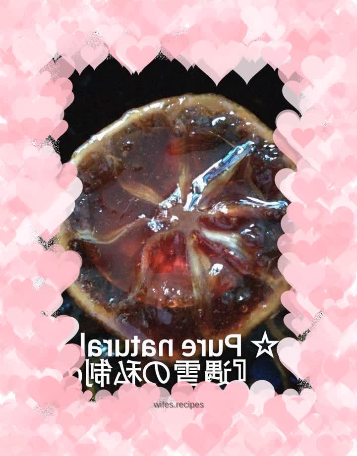 Rock sugar lemon paste