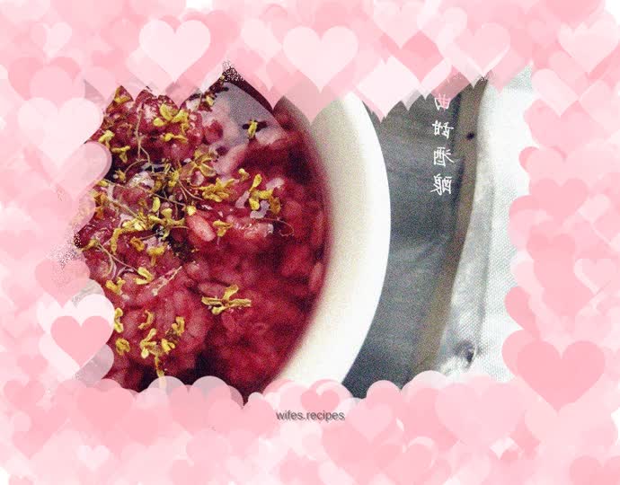 Tempting red yeast rice wine