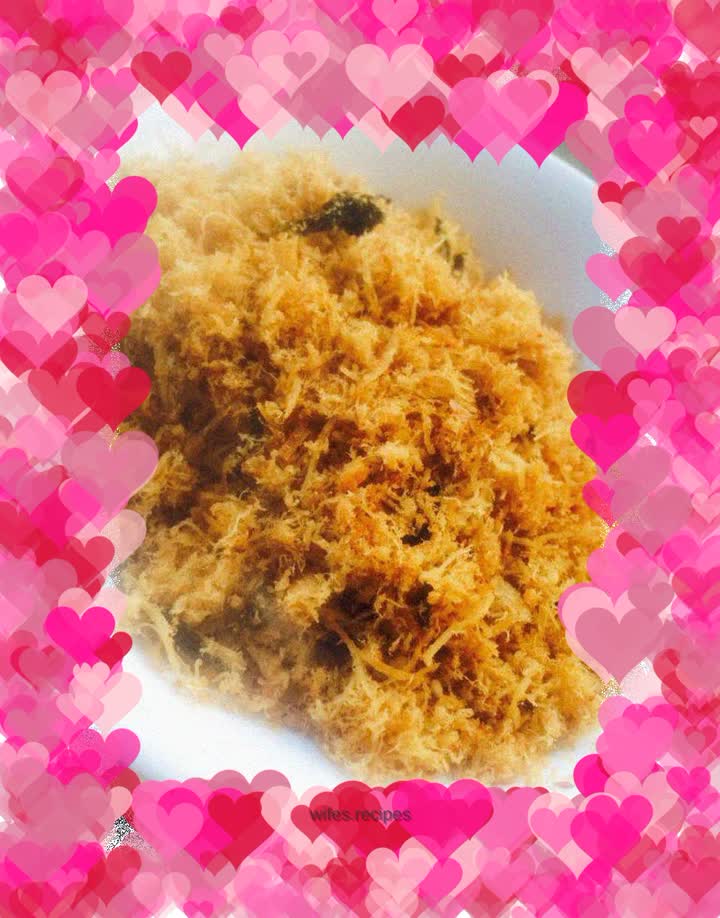 Seaweed and meat floss