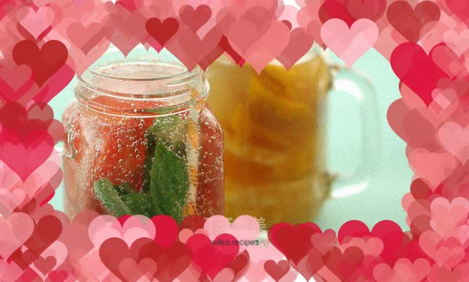 Tomato Basil Sparkling Water, a detoxifying water for improving rough skin