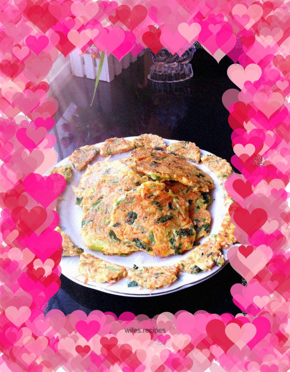 Carrot and Cilantro Egg Pancake