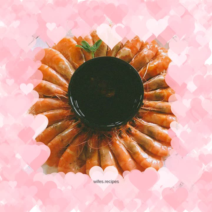 Cook boiled prawns in three steps