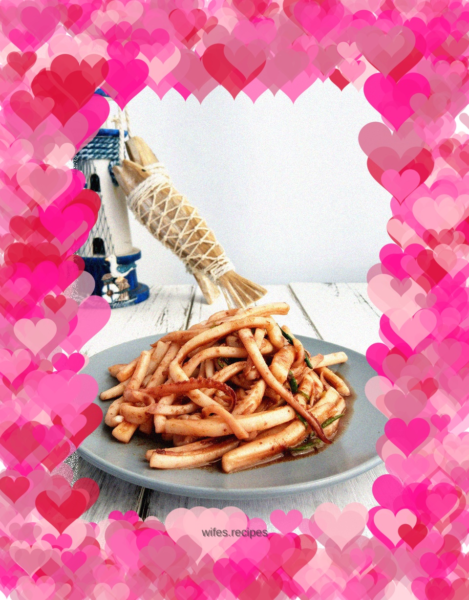 Cumin fried squid strips