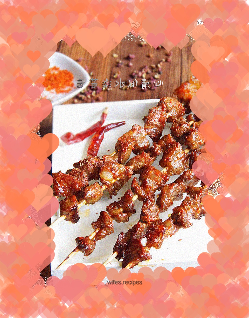 Mongolian meat skewers