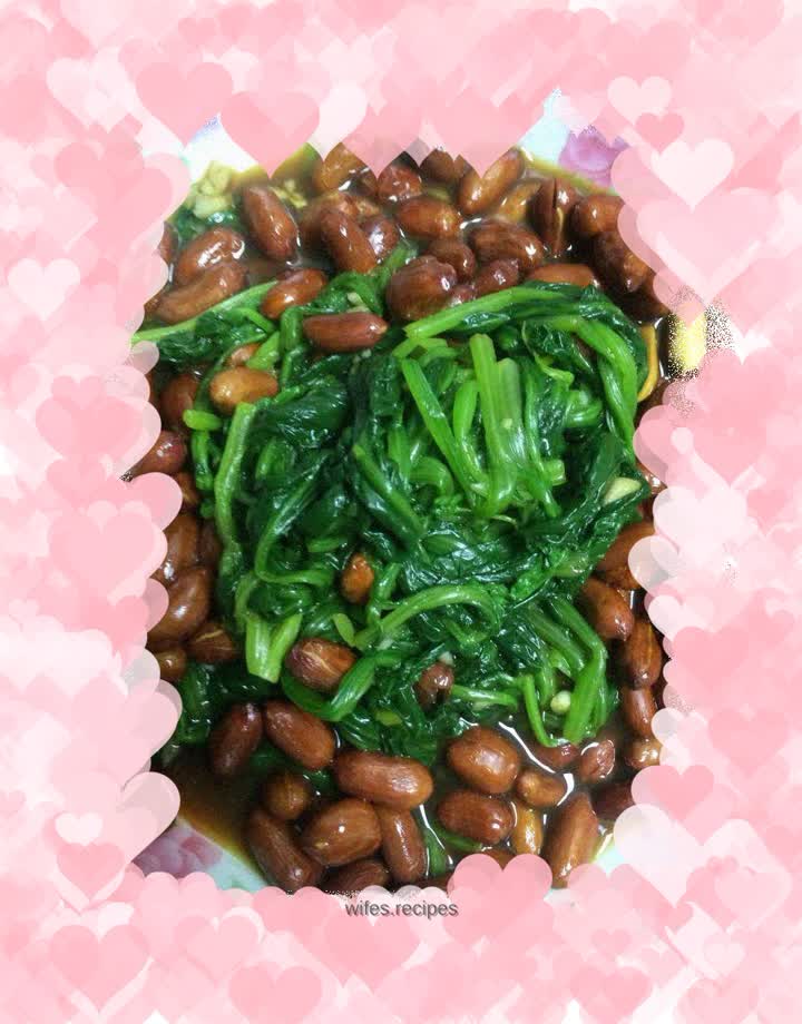 Easy Nut Spinach! ! Replenishing blood and beautifying~