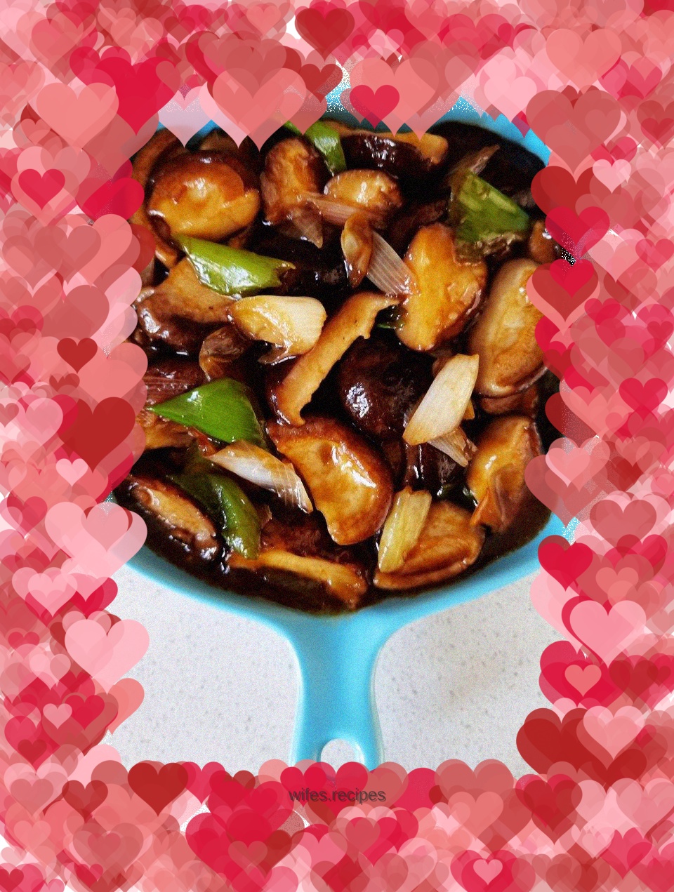 Grilled Mushrooms with Scallions