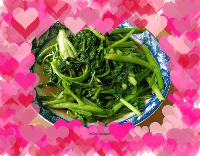 Stir-fried rapeseed