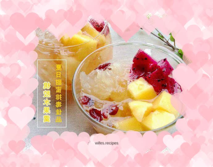 Sweet summer detoxification product--Peach Gum Fruit Soup