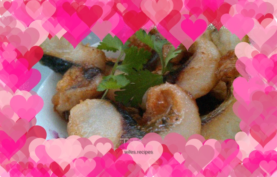 Pan-fried fish sticks