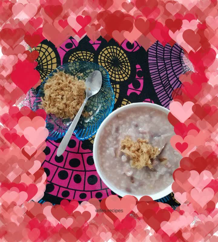 Mushroom and red bean polenta