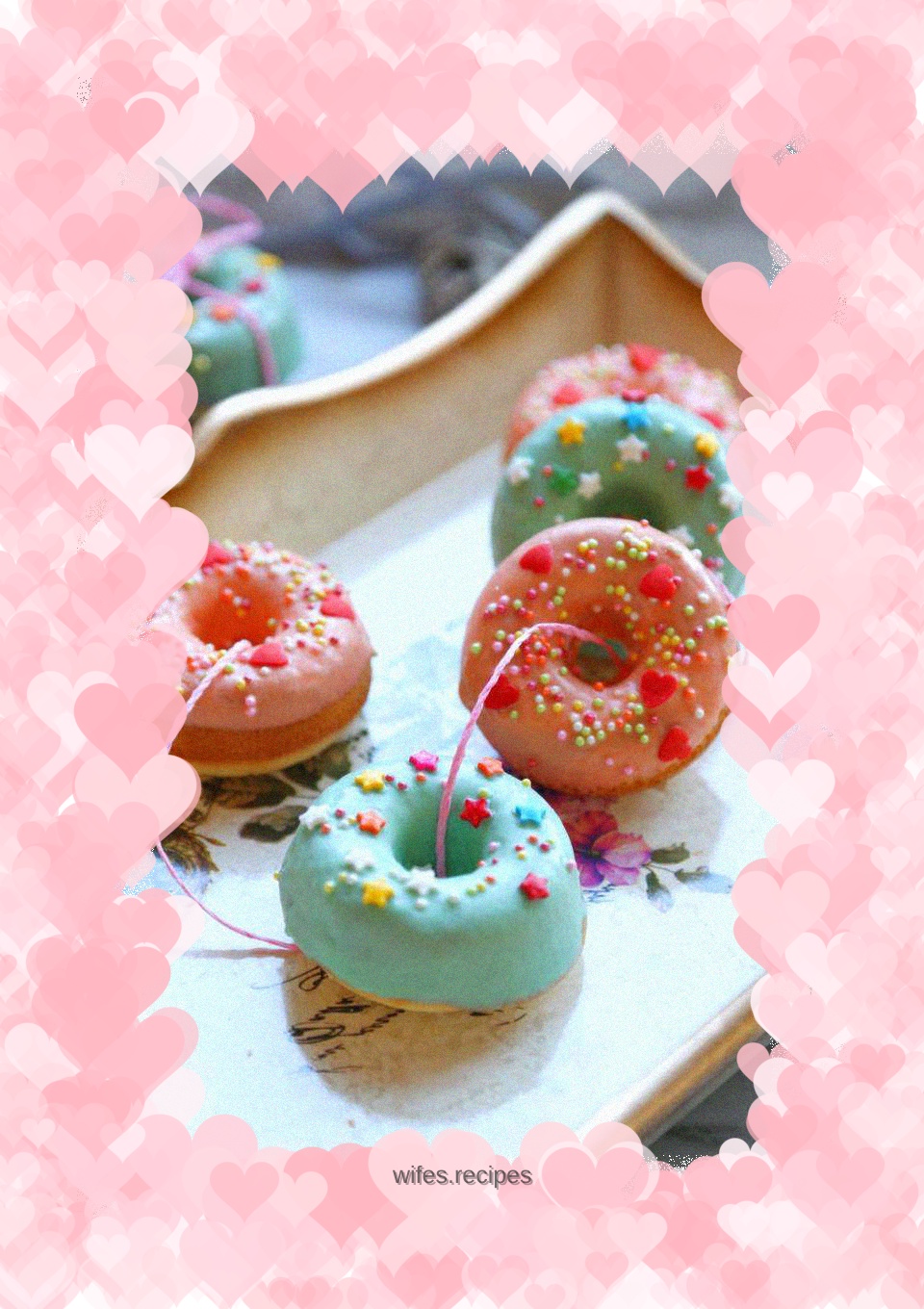 Sweet honey donuts