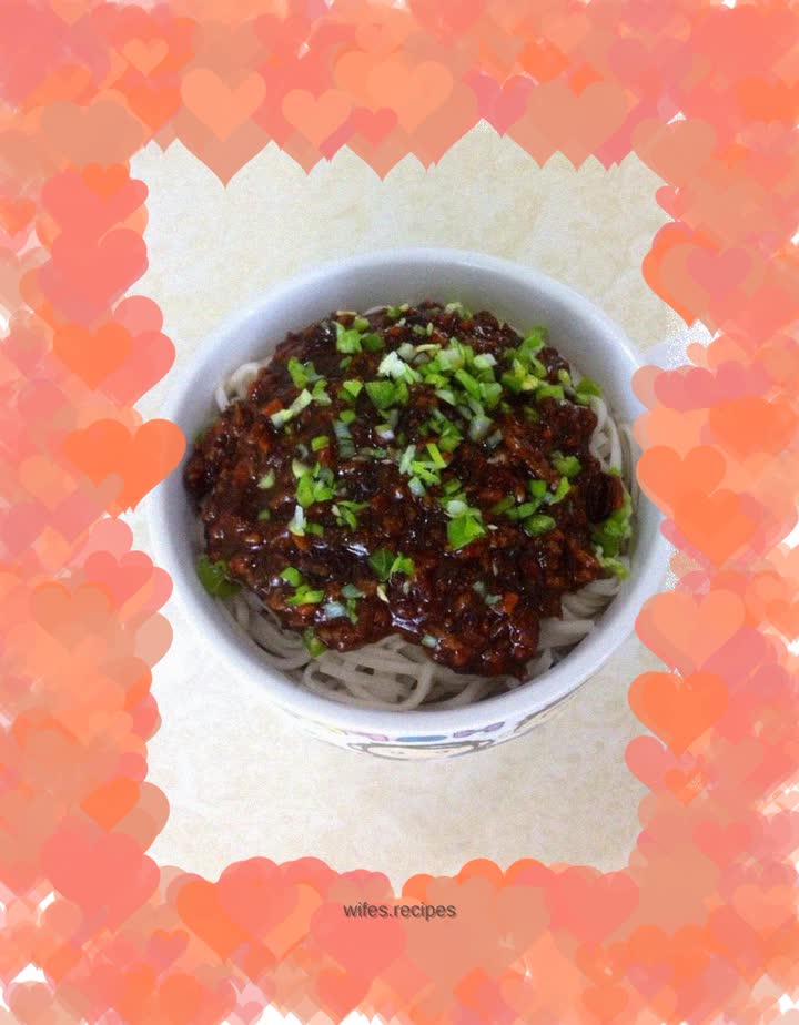 Carrot Meat Sauce Noodles