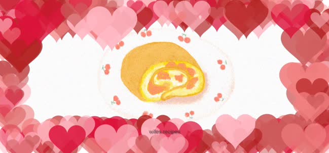 【Swiss Roll】So I started rolling strawberries, mangoes and cream...