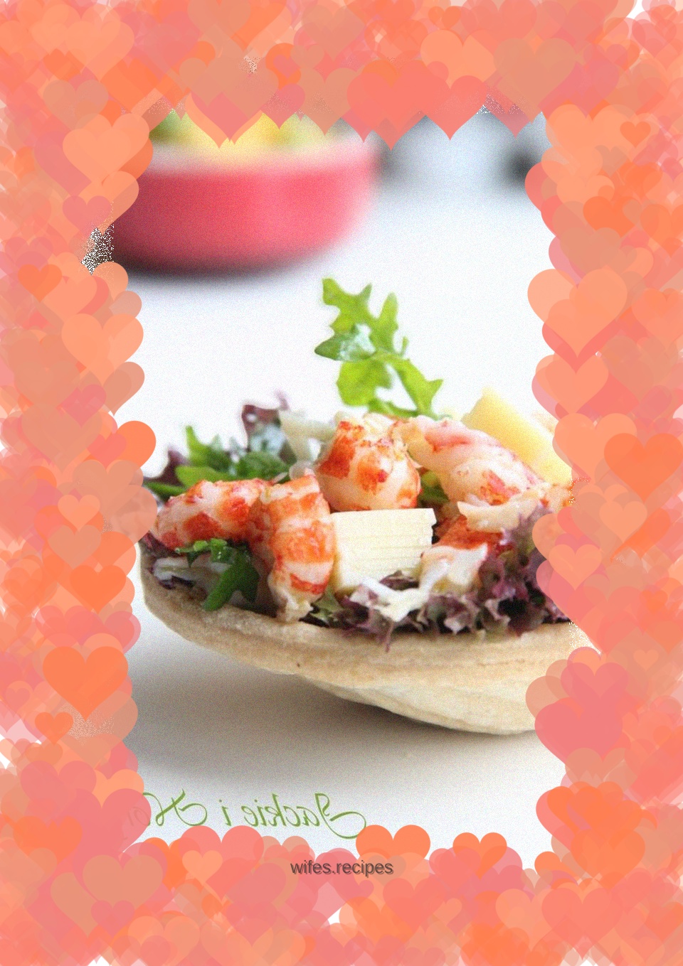 Norwegian home cooking - Nordic shrimp salad