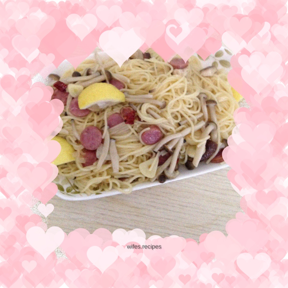 Lemon Mushroom Pasta