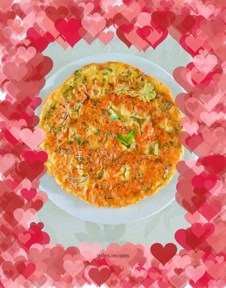 Perilla leaf fried eggs