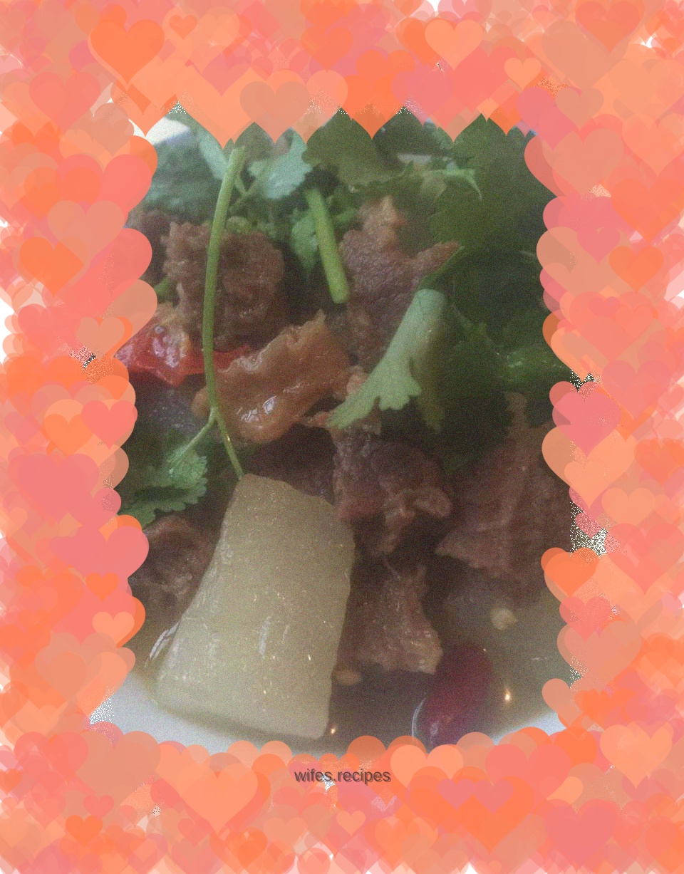 Beef stew with radish