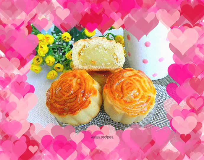 Honey Custard Mooncake