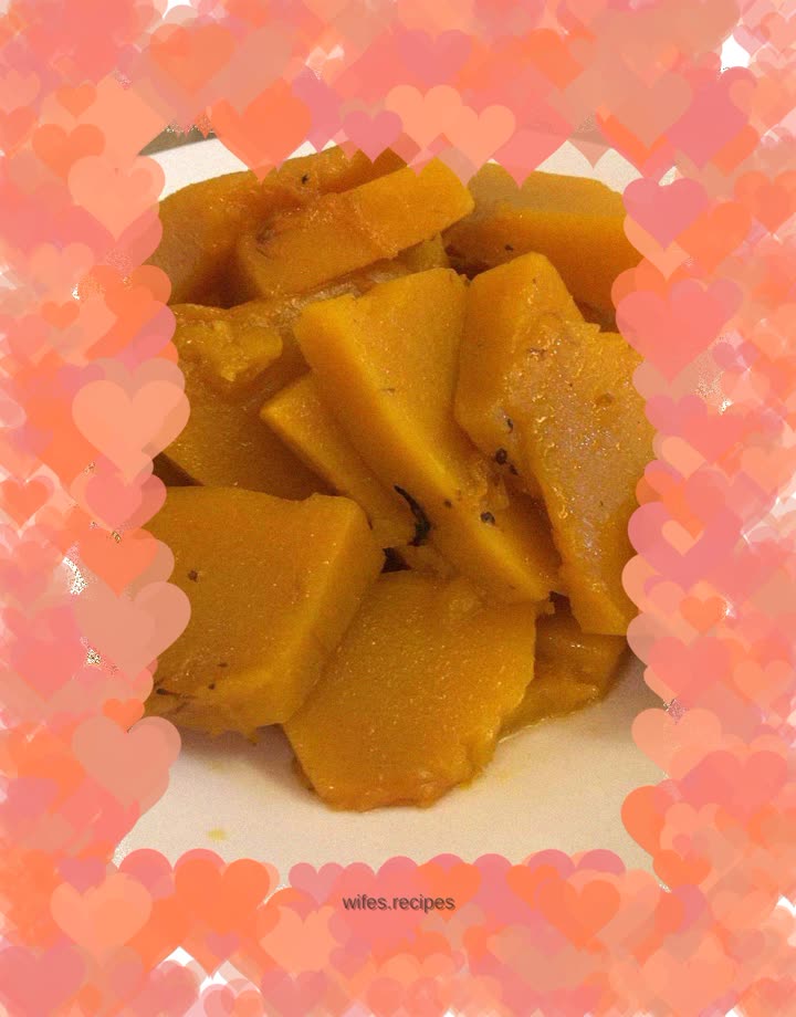 Fried pumpkin