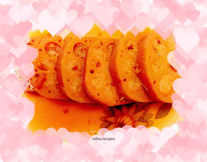 Osmanthus glutinous rice and lotus root