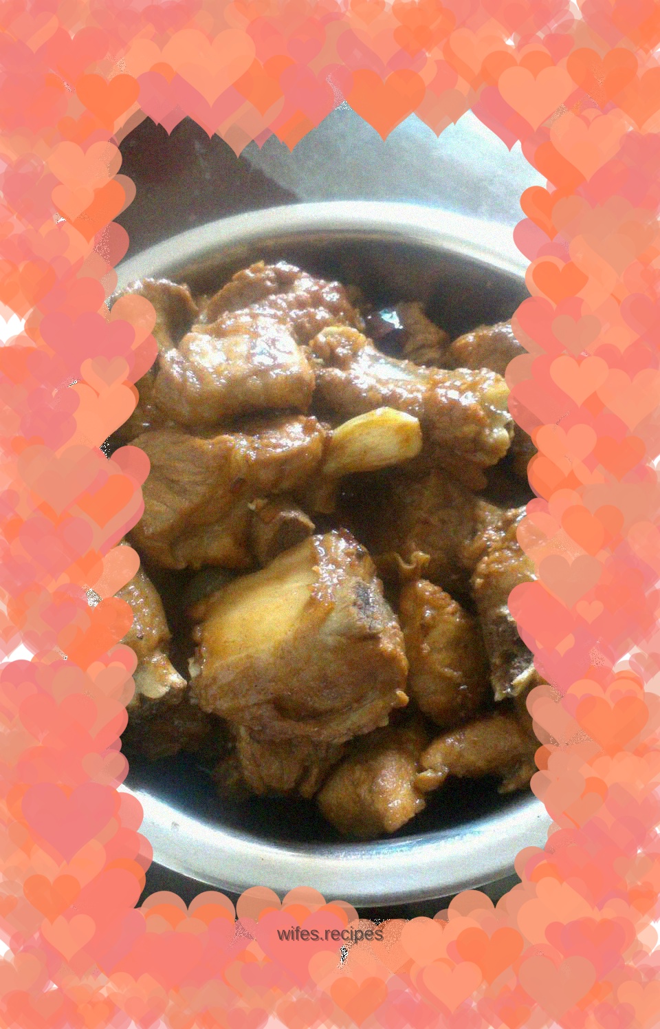 Braised pork ribs