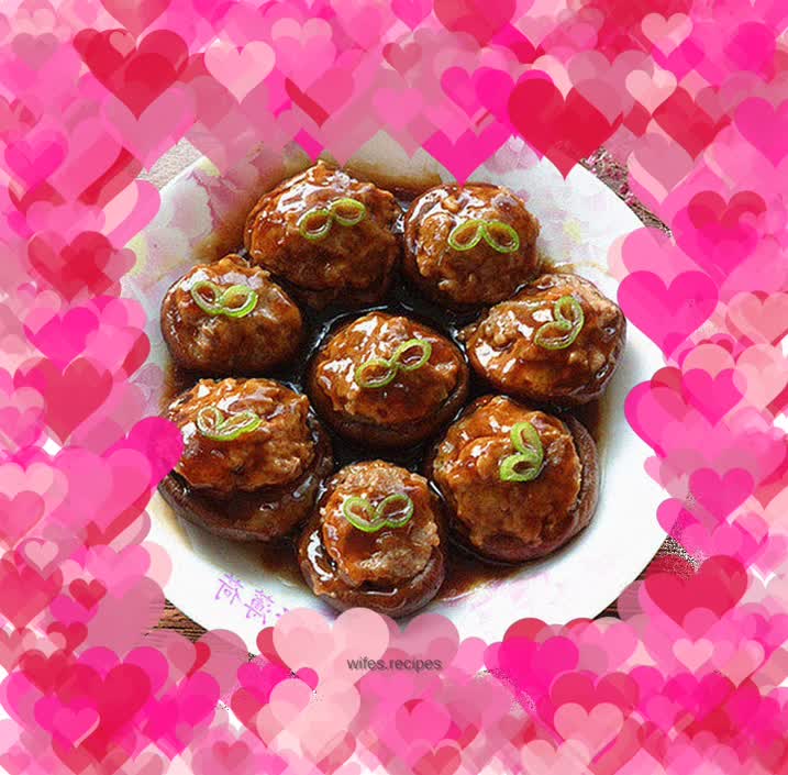 Stuffed Mushrooms with Meat Filling