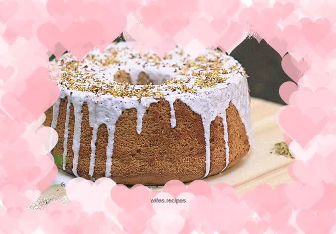 Osmanthus chiffon cake