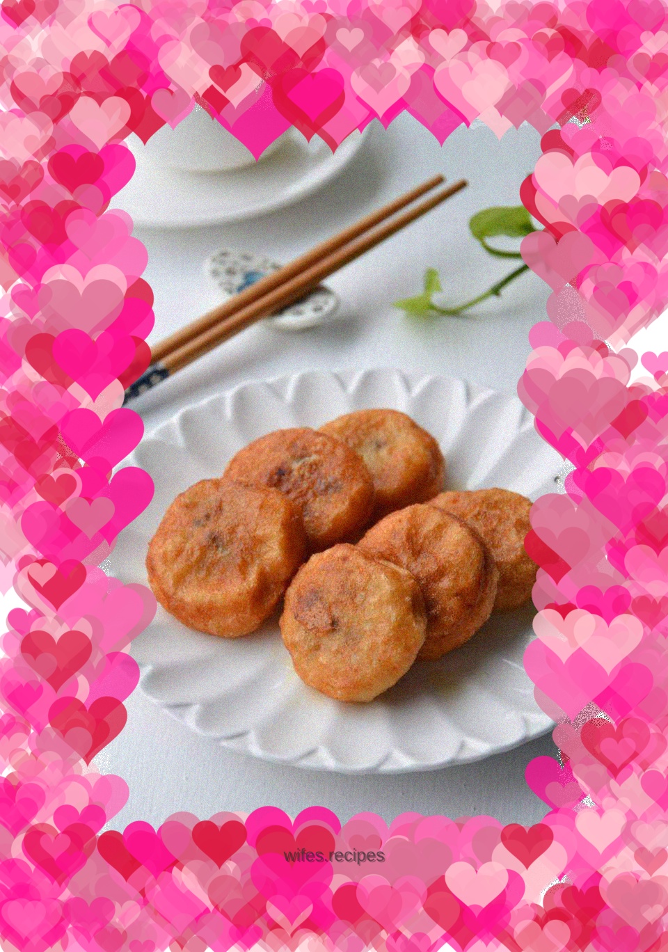 Sweet bean and yam cake