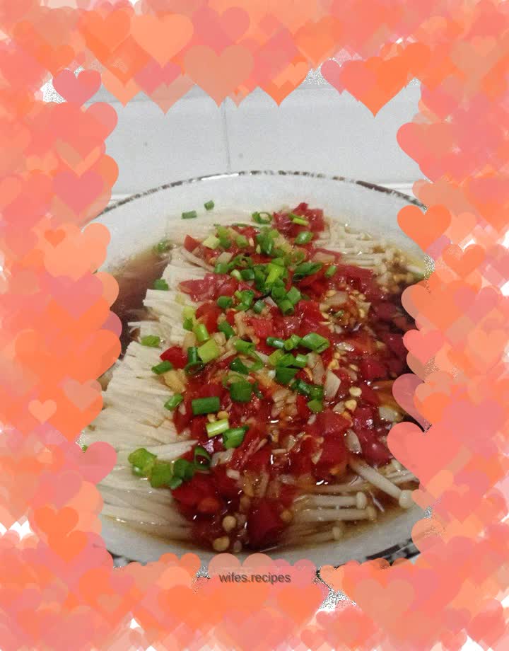Chopped Pepper Enoki Mushroom
