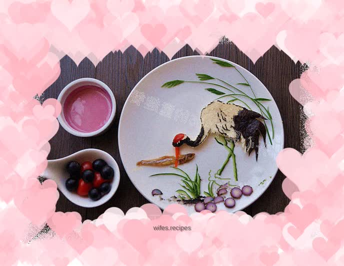 Teach you how to use toast to easily make a traditional Chinese painting version of a creative meal