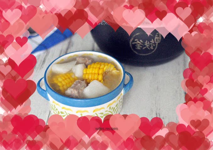 Corn, Yam and Pork Ribs Soup