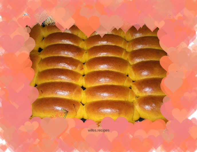 Pumpkin soft bun