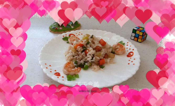 Assorted Shrimp Fried Rice - Baby loves it