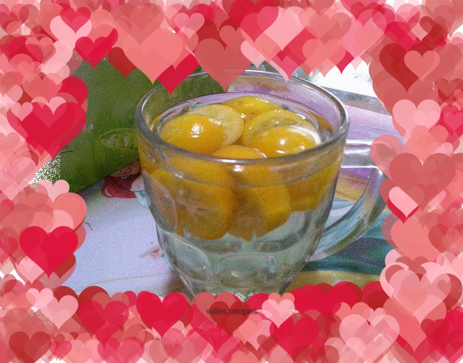 Lemon Honey Kumquat Tea