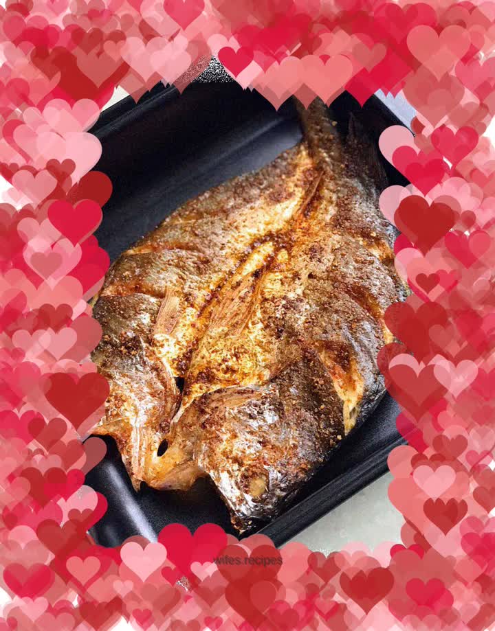 Grilled cumin croaker