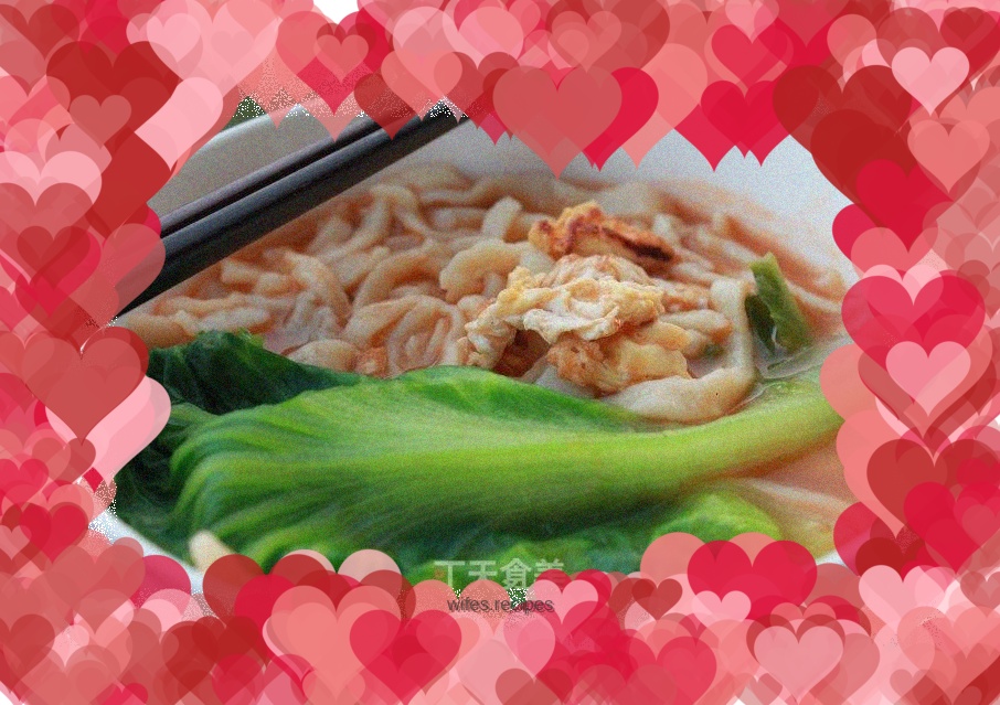 The taste in memory--Noodles with tomato sauce