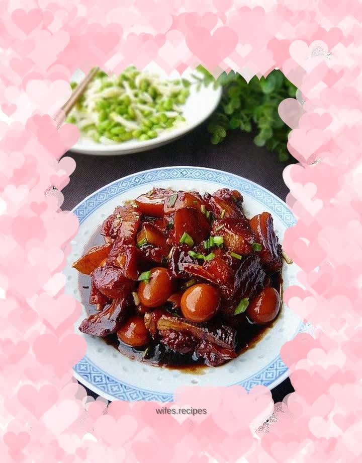 A supporting role that steals the show—roasted pork with quail eggs