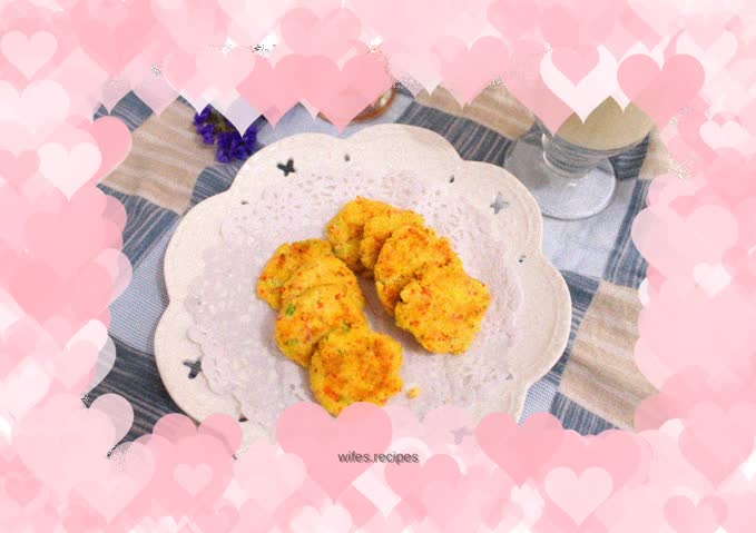 Healthy and delicious bean dregs cake