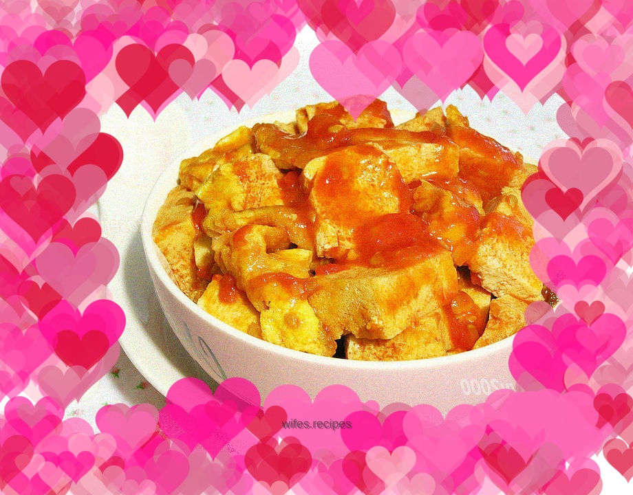 Tomato Sauce Egg Tofu