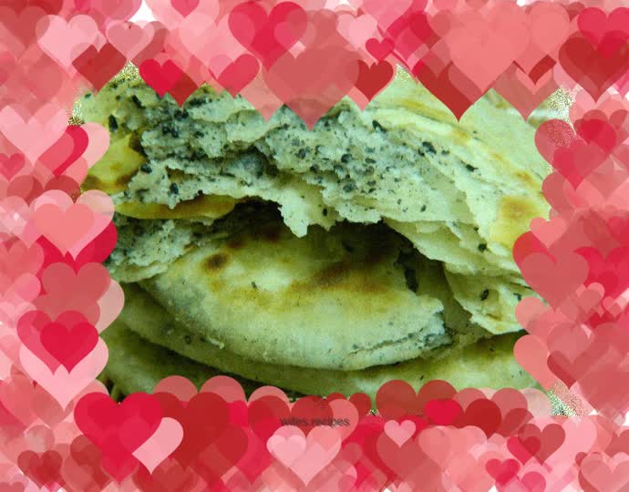 Black sesame shortbread