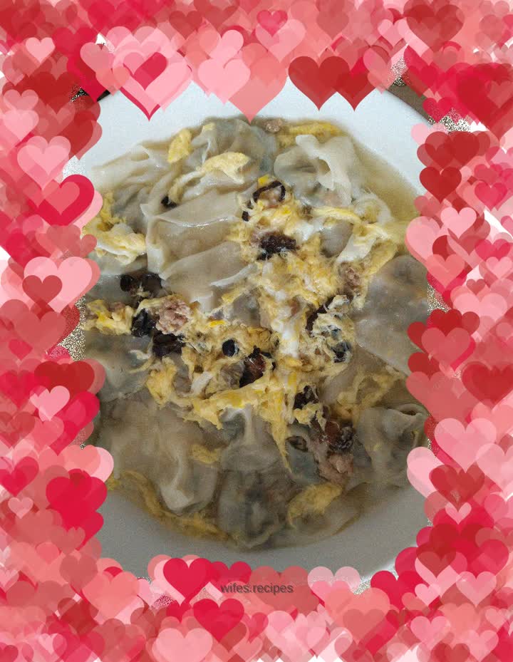 Shepherd's Purse and Three Fresh Wontons