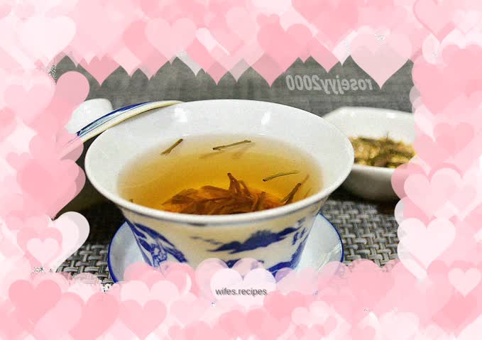 Homemade brown rice tea