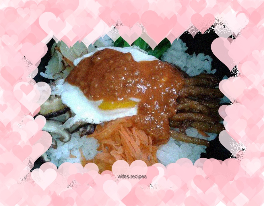 Stone pot bibimbap - quick version