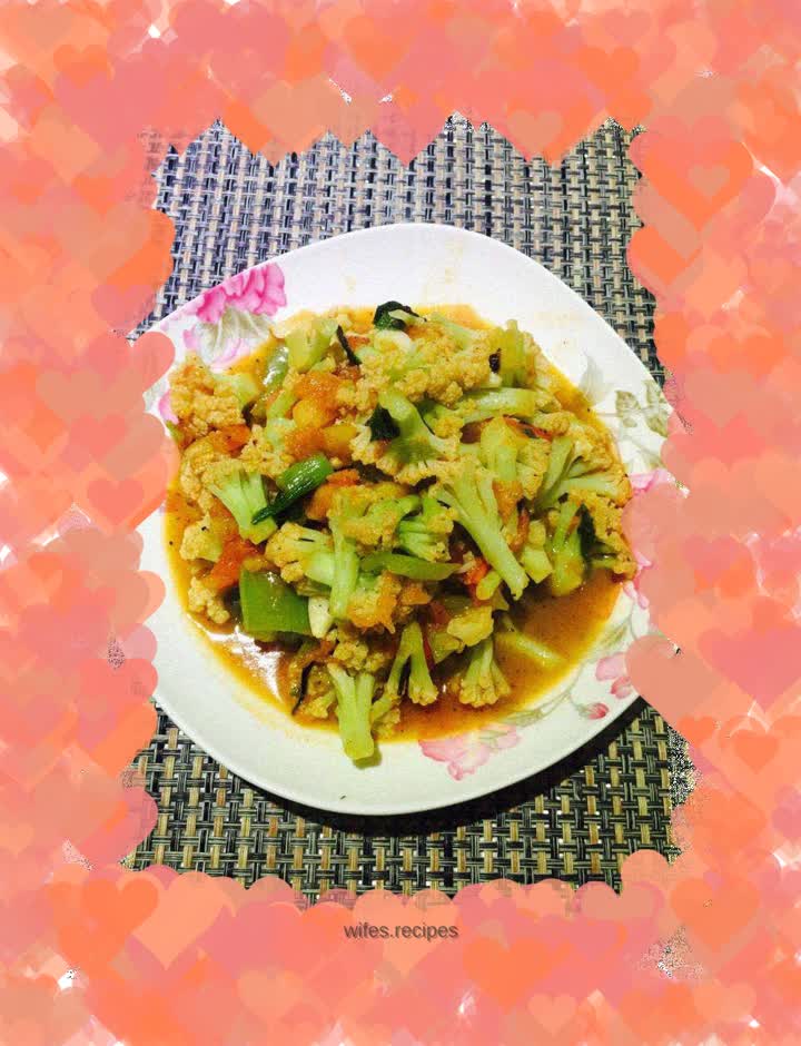 Cauliflower with Tomato Sauce