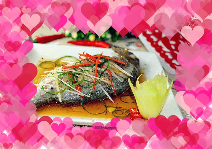 Chinese style steamed fish sauce - steamed yellow legs