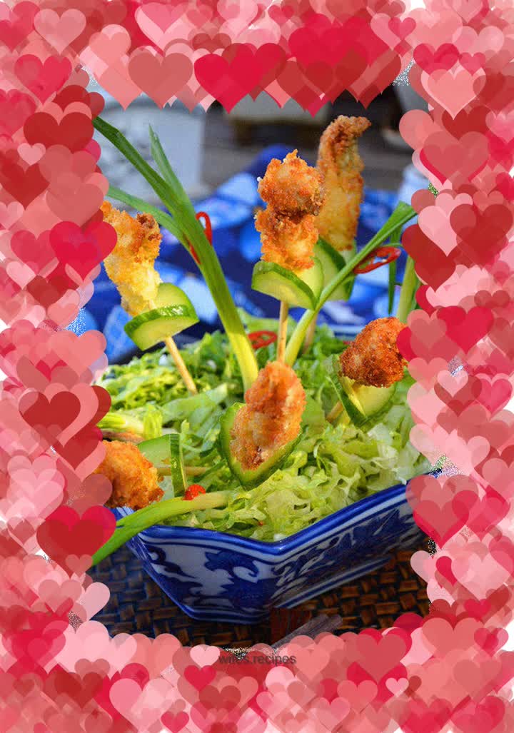 A flower-like New Year’s banquet dish: Bonsai Osmanthus Fish